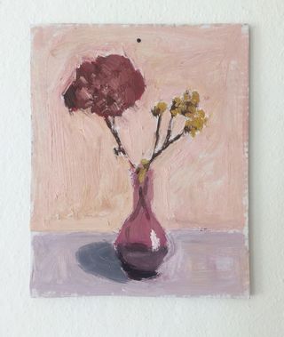 untitled, 2021, oil on cardboard, 24x30cm