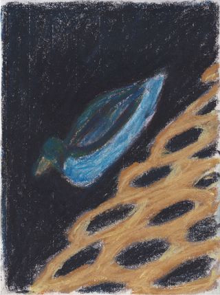 untitled, 2022, pastell on paper, 21x30cm