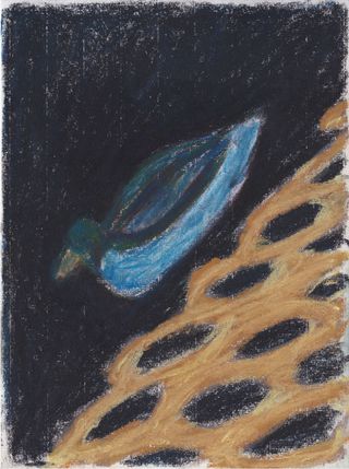 untitled, 2022, pastell on paper, 21x30cm