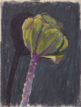 untitled, 2022, pastell on paper, 21x30cm